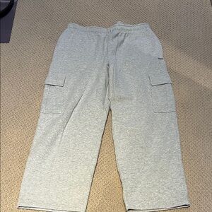 TNA Gray Cargo Sweatpants